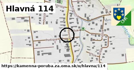 Hlavná 114, Kamenná Poruba, okres ZA