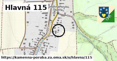 Hlavná 115, Kamenná Poruba, okres ZA