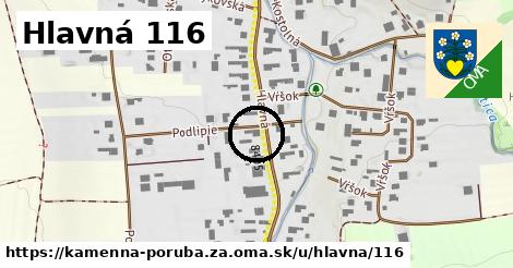 Hlavná 116, Kamenná Poruba, okres ZA