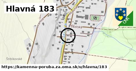 Hlavná 183, Kamenná Poruba, okres ZA