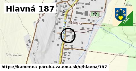 Hlavná 187, Kamenná Poruba, okres ZA