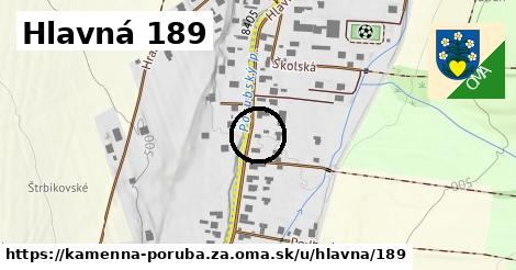 Hlavná 189, Kamenná Poruba, okres ZA