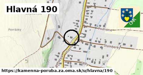 Hlavná 190, Kamenná Poruba, okres ZA