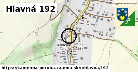 Hlavná 192, Kamenná Poruba, okres ZA