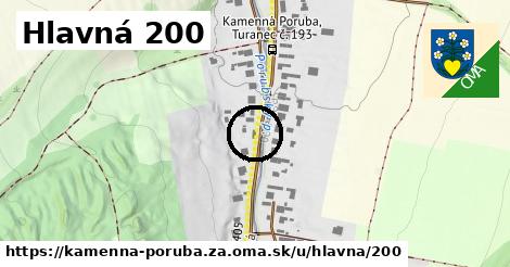 Hlavná 200, Kamenná Poruba, okres ZA