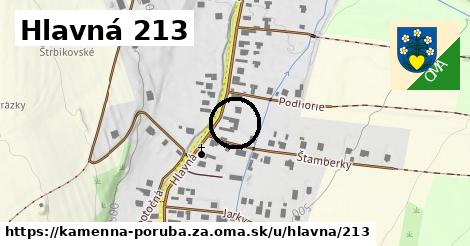 Hlavná 213, Kamenná Poruba, okres ZA