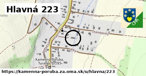 Hlavná 223, Kamenná Poruba, okres ZA