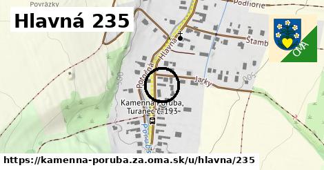 Hlavná 235, Kamenná Poruba, okres ZA