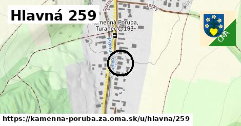 Hlavná 259, Kamenná Poruba, okres ZA