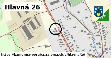 Hlavná 26, Kamenná Poruba, okres ZA