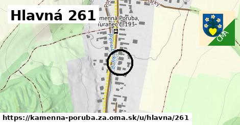 Hlavná 261, Kamenná Poruba, okres ZA