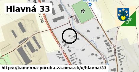 Hlavná 33, Kamenná Poruba, okres ZA