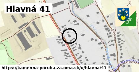 Hlavná 41, Kamenná Poruba, okres ZA