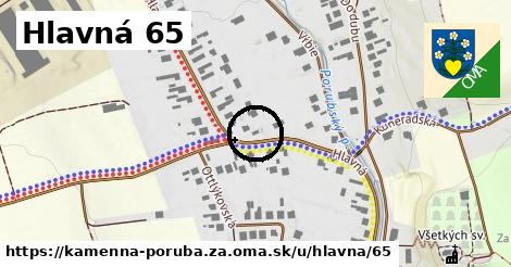 Hlavná 65, Kamenná Poruba, okres ZA