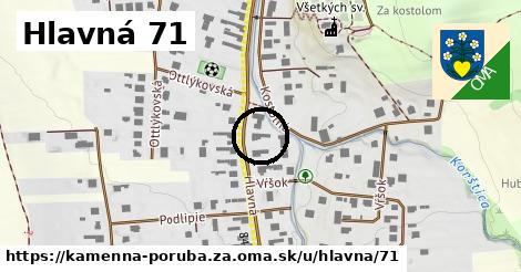 Hlavná 71, Kamenná Poruba, okres ZA