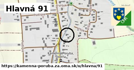 Hlavná 91, Kamenná Poruba, okres ZA