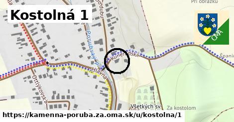 Kostolná 1, Kamenná Poruba, okres ZA