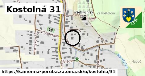 Kostolná 31, Kamenná Poruba, okres ZA