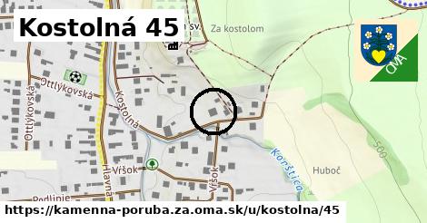 Kostolná 45, Kamenná Poruba, okres ZA