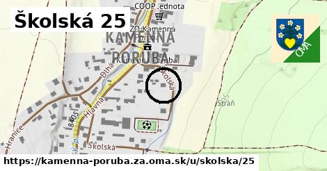 Školská 25, Kamenná Poruba, okres ZA