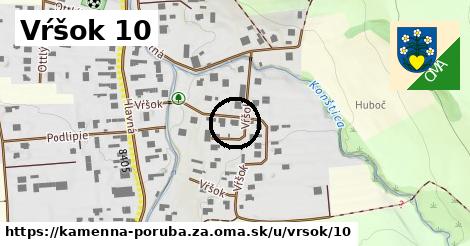 Vŕšok 10, Kamenná Poruba, okres ZA