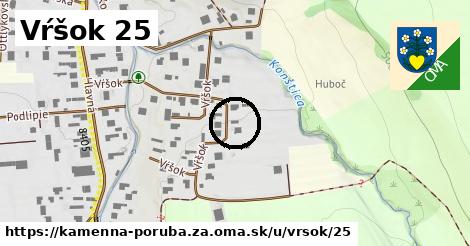 Vŕšok 25, Kamenná Poruba, okres ZA