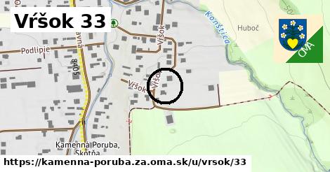 Vŕšok 33, Kamenná Poruba, okres ZA