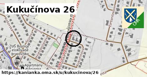 Kukučínova 26, Kanianka