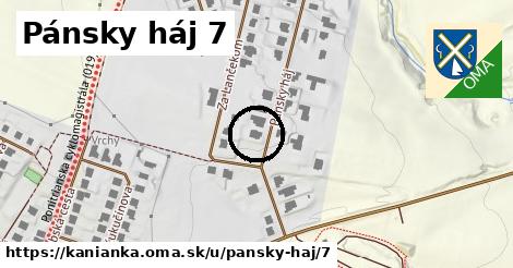 Pánsky háj 7, Kanianka