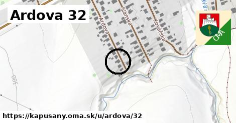 Ardova 32, Kapušany