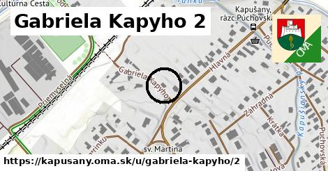 Gabriela Kapyho 2, Kapušany