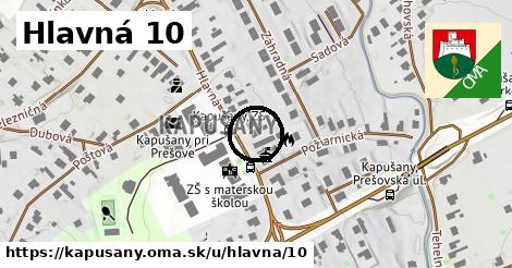 Hlavná 10, Kapušany