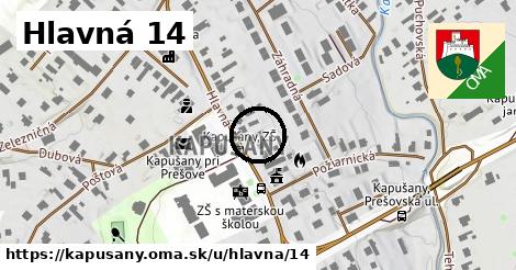 Hlavná 14, Kapušany