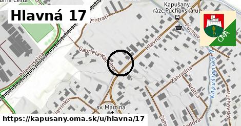 Hlavná 17, Kapušany