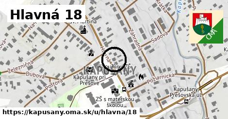 Hlavná 18, Kapušany