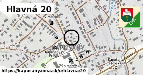 Hlavná 20, Kapušany