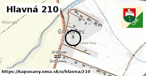 Hlavná 210, Kapušany