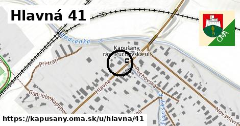 Hlavná 41, Kapušany