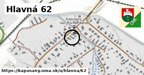 Hlavná 62, Kapušany