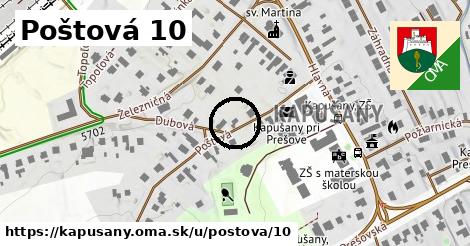 Poštová 10, Kapušany