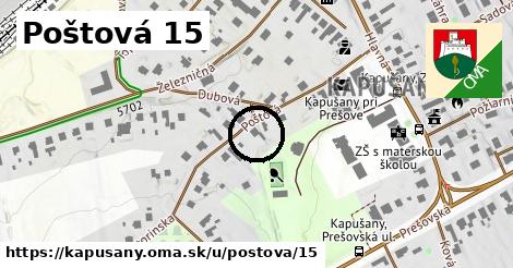 Poštová 15, Kapušany