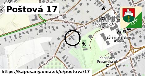 Poštová 17, Kapušany