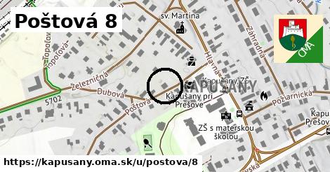 Poštová 8, Kapušany