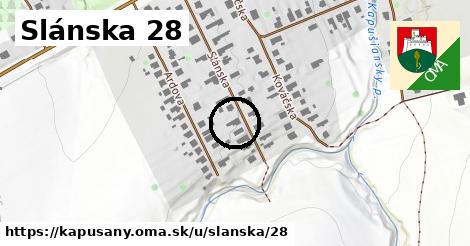Slánska 28, Kapušany