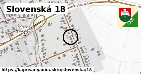 Slovenská 18, Kapušany