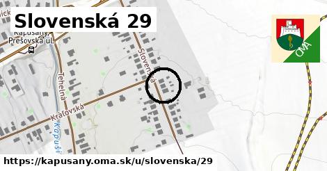 Slovenská 29, Kapušany