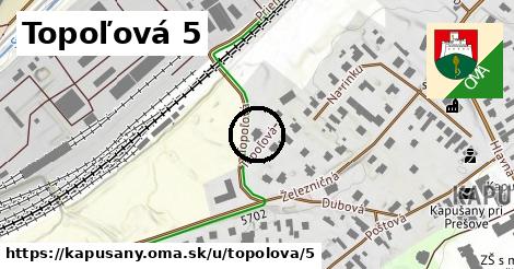 Topoľová 5, Kapušany