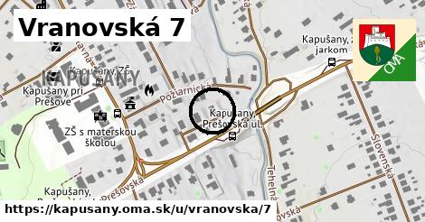 Vranovská 7, Kapušany