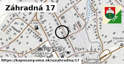 Záhradná 17, Kapušany