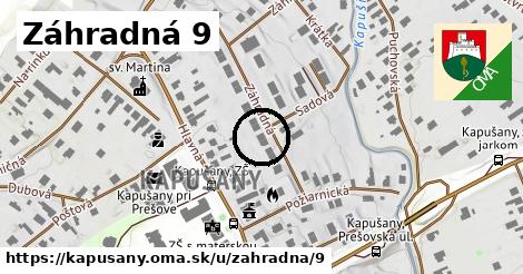 Záhradná 9, Kapušany